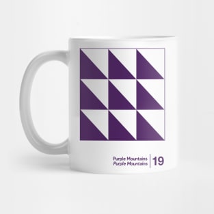 Purple Mountains / Minimal Graphic Design Tribute Mug